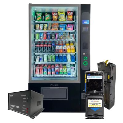 M&aacute;quina vending de snacks y bebidas fr&iacute;as